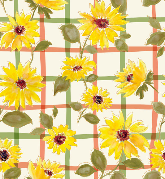 ms0082 grid + sunflower floral