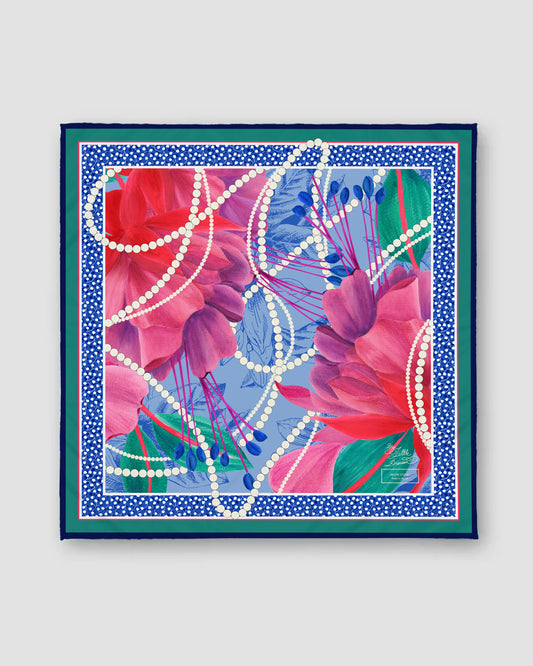 Printed in UK Silk Twill Scarf (my Little Dress)